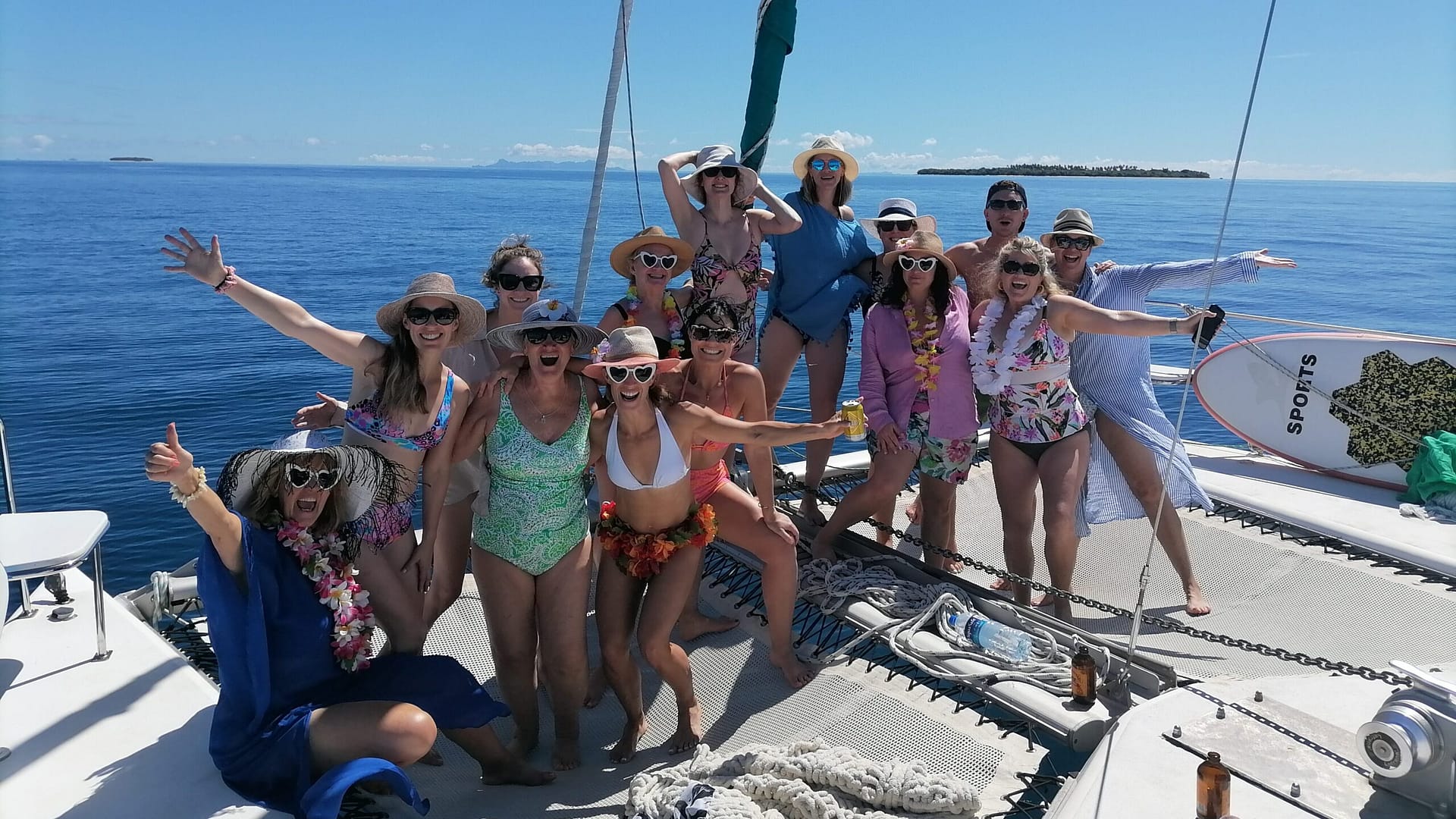 Tourists engaged in the Fiji Yacht Charters Activities